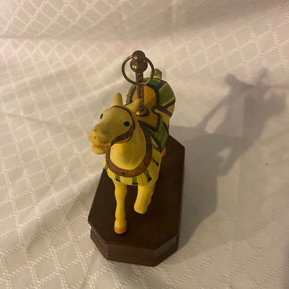 1989 Impulse Giftware Reproduction Charles Carmel 1913 Horse Musical Figurine - Picture 3 of 9
